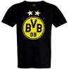 Borussia Dortmund T-Shirt - Logo - Erwachsene schwarz Shirt BVB 09 - Gr. S bis 3 XL