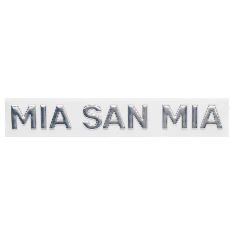 FC Bayern München Autoaufkleber Chromflex 3D - Mia San Mia - Sticker FCB Aufkleber