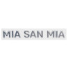 FC Bayern München Autoaufkleber Chromflex 3D - Mia San Mia - Sticker FCB Aufkleber