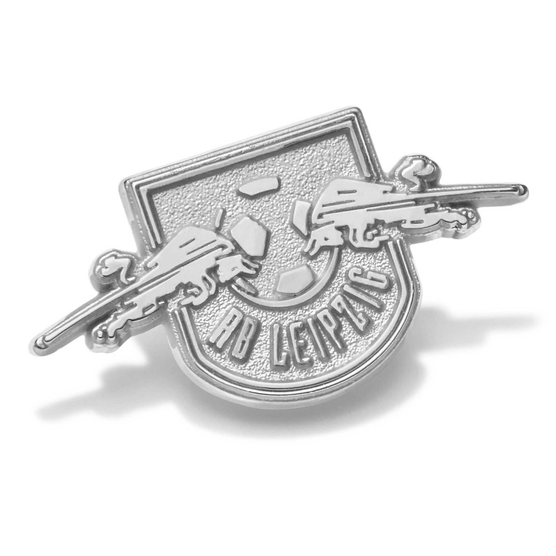 RB Leipzig Pin - Logo - silber |Button | Anstecker | RBL