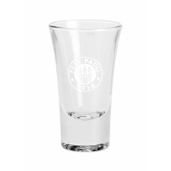 FC St. Pauli Schnapsglas 2er-Set - Logo weiß - Glas shot glases