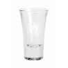 FC St. Pauli Schnapsglas 2er-Set - Logo weiß - Glas shot glases