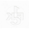 1. FC Kaiserslautern Autoaufkleber - innen silber -  Aufkleber 6 cm FCK Sticker