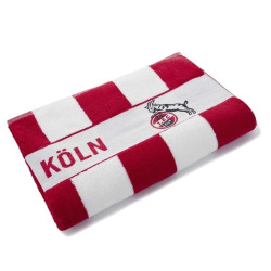 1. FC Köln Duschtuch - Blockstreifen -  70 x 140 cm Strandtuch Handtuch