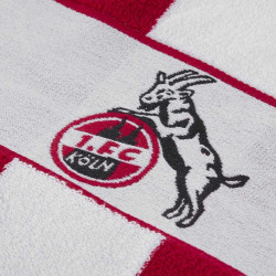 1. FC Köln Duschtuch - Blockstreifen -  70 x 140 cm Strandtuch Handtuch