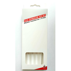 1. FC Köln Glastrinkhalme 4er Set Strohhalme Glas Trinkhalm