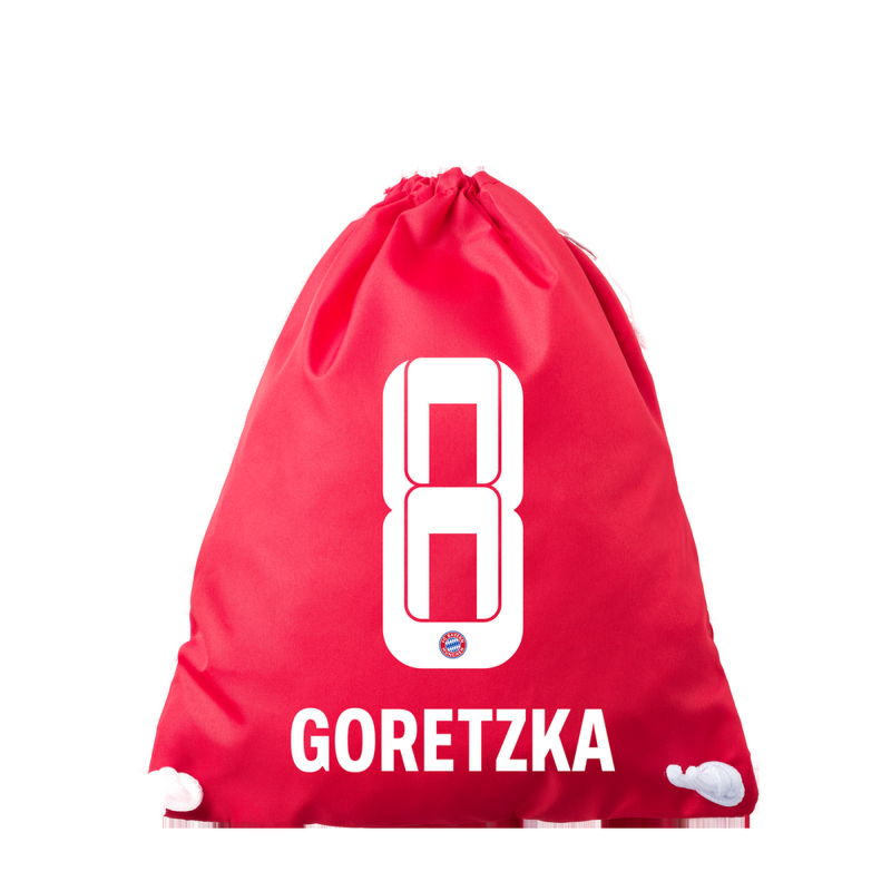 FC Bayern München Sportbeutel - Goretzka- rot Turnbeutel FCB