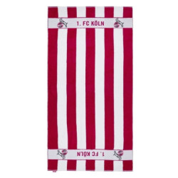 1. FC Köln Duschtuch - Blockstreifen -  70 x 140 cm Strandtuch Handtuch