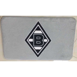 Borussia Mönchengladbach Badmatte grau Raute Duschvorleger Vorleger Badematte BMG