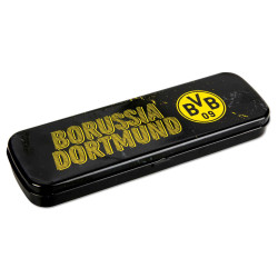 Borussia Dortmund Schreibset schwarz 6-teilig mit Metallbox | Schulset BVB 09