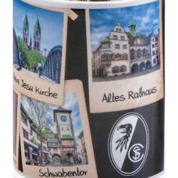 SC Freiburg Tasse - Stadt-Schmuckstücke - Kaffeetasse Kaffeepott