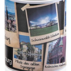 SC Freiburg Tasse - Stadt-Schmuckstücke - Kaffeetasse Kaffeepott