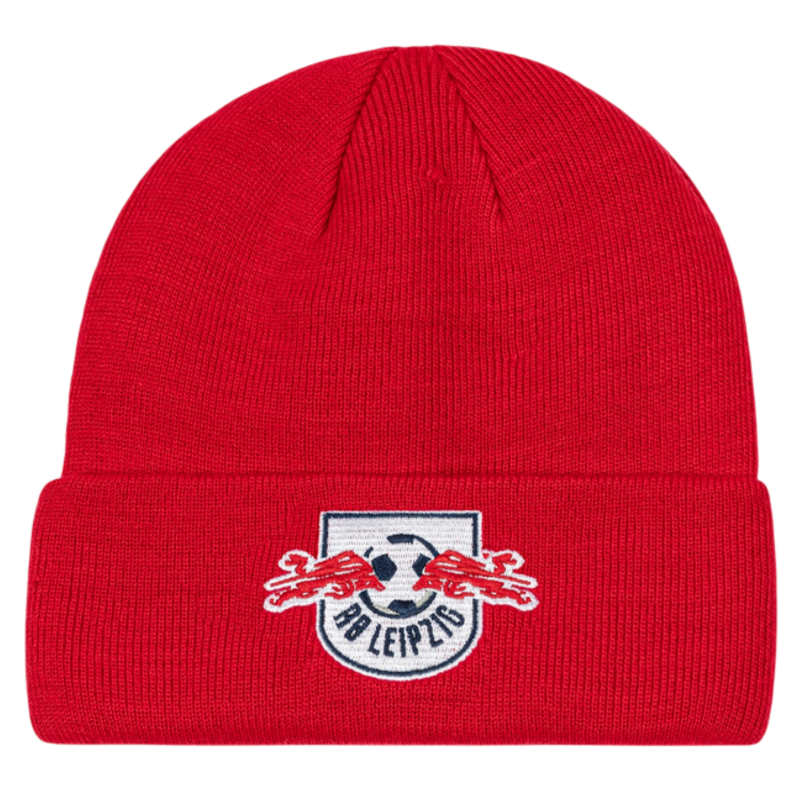 RB Leipzig Beanie rot Mütze mit Umschlag | Strickmütze RBL