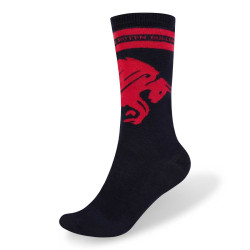 RB Leipzig Bull Socken - 3er Set -  schwarz-weiß-rot RBL - Gr. 35-38 bis 43-46