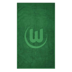 VfL Wolfsburg Duschtuch - Logo - grün Strandtuch 70 x 140 cm Badetuch