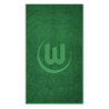 VfL Wolfsburg Duschtuch - Logo - grün Strandtuch 70 x 140 cm Badetuch