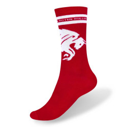 RB Leipzig Bull Socken - 3er Set -  schwarz-weiß-rot RBL - Gr. 35-38 bis 43-46