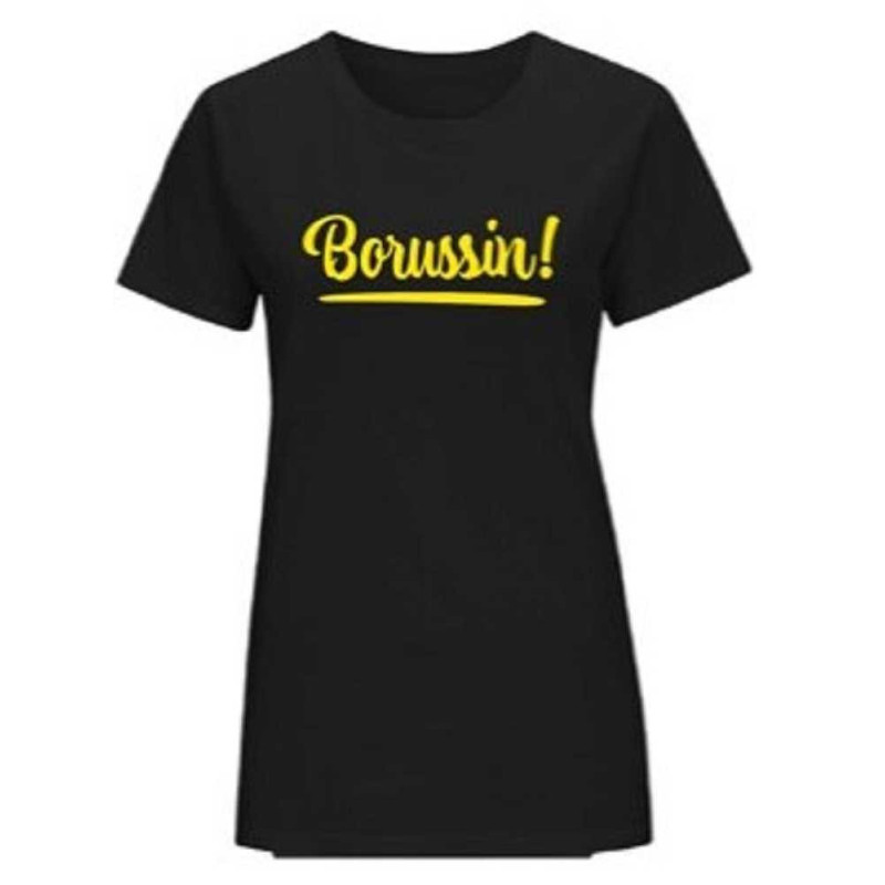 Borussia Dortmund Damen T-Shirt - Borussin - schwarz Shirt BVB 09 | Gr. XS bis 3XL