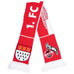 1. FC Köln Schal - Skyline - Fanschal Premiumschal