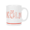 1. FC Köln Tasse - Schriftzug Piktogramme - Kaffeetasse, Kaffeebecher - Plus Lesezeichen I love Köln