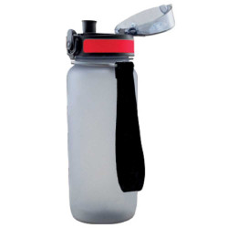 SC Freiburg Trinkflasche grau transparent | 0,65 l | Tritan | Flasche | SCF