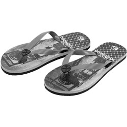 FC Schalke 04 Zehensandale grau Badeschuhe | Badeschlappen S04 - Größe 40
