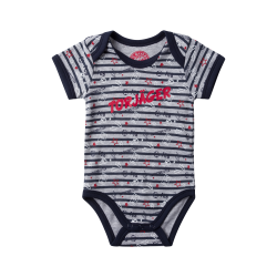 FC Bayern München Baby Body - Torjäger - blau/grau Kurzarm Bodie FCB - diverse Größen