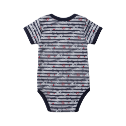 FC Bayern München Baby Body - Torjäger - blau/grau Kurzarm Bodie FCB - diverse Größen
