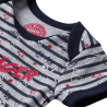 FC Bayern München Baby Body - Torjäger - blau/grau Kurzarm Bodie FCB - diverse Größen
