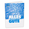 Hertha BSC Berlin Karte - Alles Gute - Fankurve Geburtstagskarte blau/weiß Glückwunschkarte