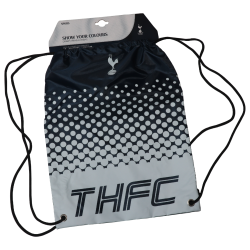 Tottenham Hotspur FC Turnbeutel schwarz-weiß Gym Bag Sportbeutel Rucksack