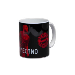 FC Bayern München Tasse - Upamecano - schwarz Signatur Kaffeetasse, Mug FCB