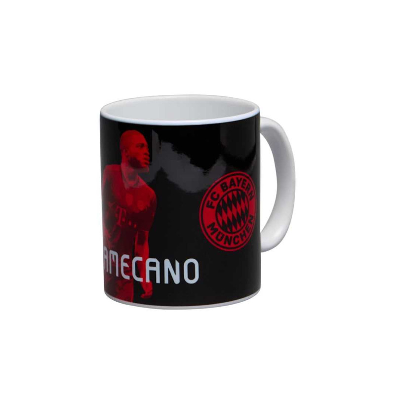 FC Bayern München Tasse - Upamecano - schwarz Signatur Kaffeetasse, Mug FCB