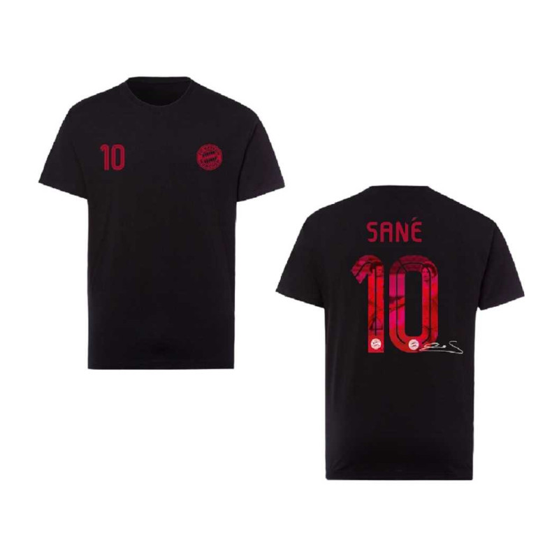 FC Bayern München T-Shirt - Leroy Sané - schwarz FCB Shirt div. Größen