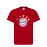 FC Bayern München T-Shirt - 5 Sterne - Logo rot FCB Shirt div. Größen