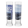FC Schalke 04 Pilsstange 2er Set Pilsglas | Bierglas | Glas S04