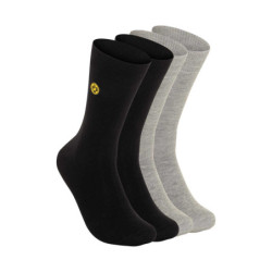 Borussia Dortmund Business Socken 2er Set schwarz/grau BVB 09
