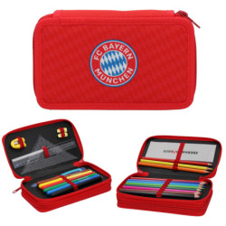 FC Bayern München Doppeletui ROT gefüllt Federmappe FCB
