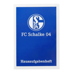 FC Schalke 04 Hausaufgabenheft - Logo - Schulheft A5 Heft S04