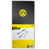Borussia Dortmund Premium Grillbesteck 3-teilig in Geschenkschachtel Edelstahl Besteck BVB 09