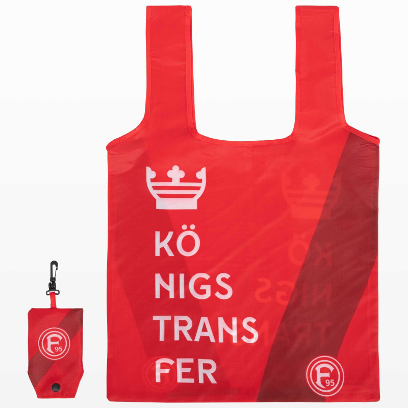 Fortuna Düsseldorf Faltshopper rot | Tasche | Beutel | Tragetasche F95