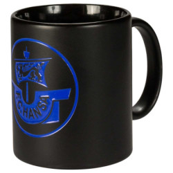 F.C. Hansa Rostock Zaubertasse  - Logo - schwarz Tasse Magic Mug Kaffeetasse