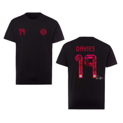 FC Bayern München T-Shirt - Alphonso Davies - schwarz FCB Shirt, div. Größen