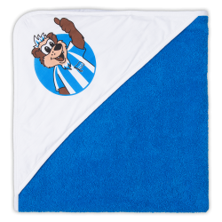Hertha BSC Berlin Baby Badetuch Herthino Kapuzenbadetuch blau Kapuzentuch