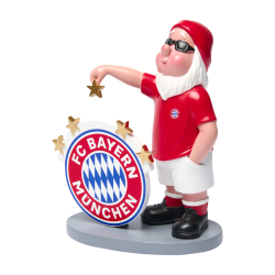FC Bayern München Gartenzwerg - 5 Sterne - Zwerg garden gnom FCB