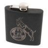 1. FC Köln Flachmann - Logo - schwarz Taschenflasche Edelstahl Flasche