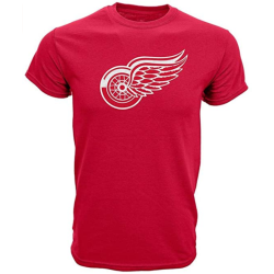 Levelwear NHL Detroit Red Wings T-Shirt - Core Logo - rot Shirt - diverse Größen