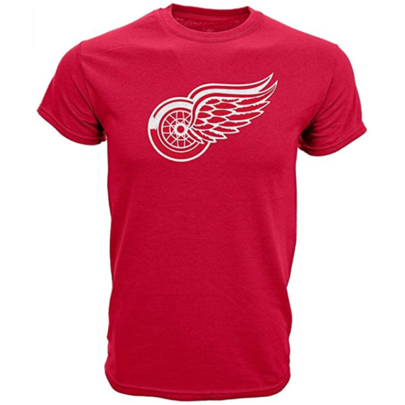 Levelwear NHL Detroit Red Wings T-Shirt - Core Logo - rot Shirt - diverse Größen