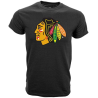 Levelwear NHL Chicago Blackhawks T-Shirt - Core Logo - schwarz Shirt - diverse Größen
