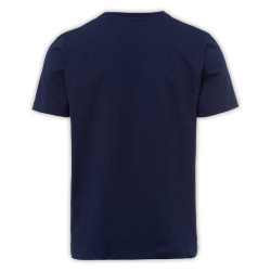 Hertha BSC Berlin Kinder T-Shirt - Logo Navy - Unisex Shirt mit Sticklogo dunkelblau HBSCB - Größen 98 bis 164